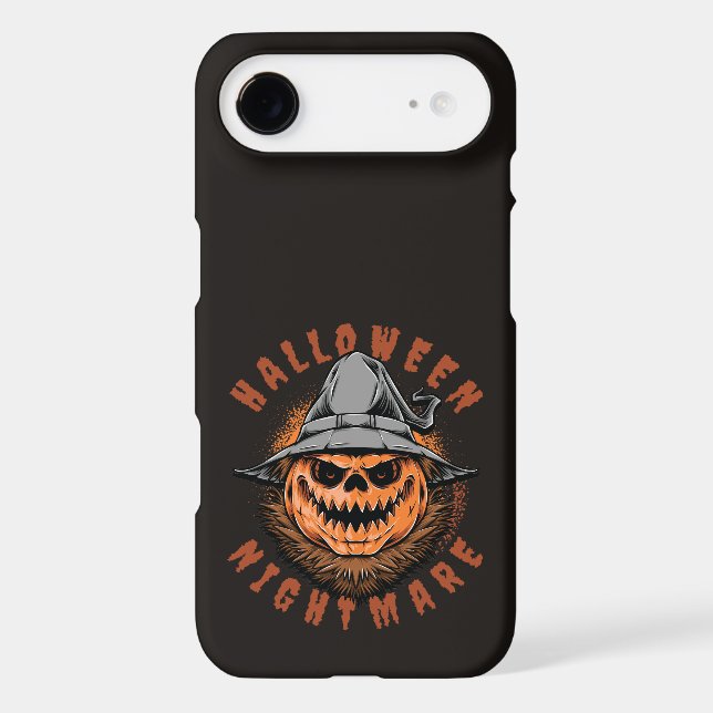 Halloween Pumpkin Scarecrow Design Case-Mate iPhone Case (Back)