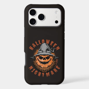 Halloween Pumpkin Scarecrow Design iPhone 17 Pro Max Case