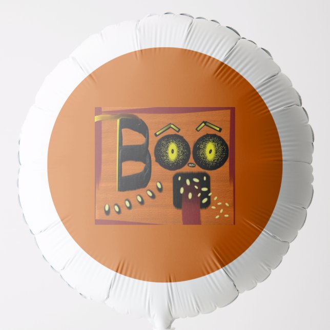 Halloween Pumpkin Seeds BOO! Party Gift Kids Adult Balloon (Front)