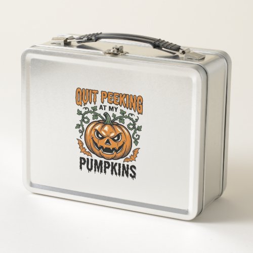 Halloween Pumpkin Shirt Vintage Engraving Joke_1 Metal Lunch Box