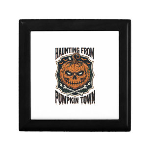 Halloween Pumpkin Shirt Vintage Jack O Lantern Tow Gift Box