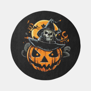 Halloween/pumpkin/skull/Fall Outdoor Rug
