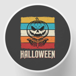 Halloween Pumpkin Skull Retro Vintage Mini Candle Favors