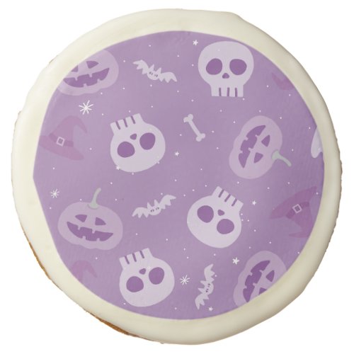 Halloween Pumpkin Skulls Bats Witchy Patterns  Sugar Cookie