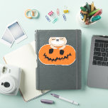 Halloween Pumpkin Sloth Classic T-Shirt Sticker