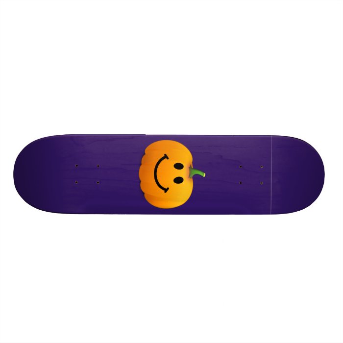 Halloween Pumpkin Smiley face Skateboards