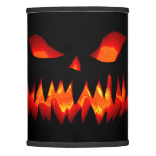 Halloween Pumpkin Spooky Scary Horror Orange Lamp Shade