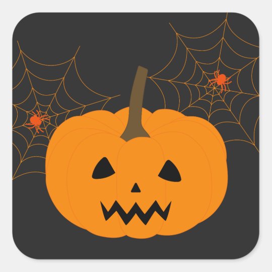 halloween pumpkin sticker