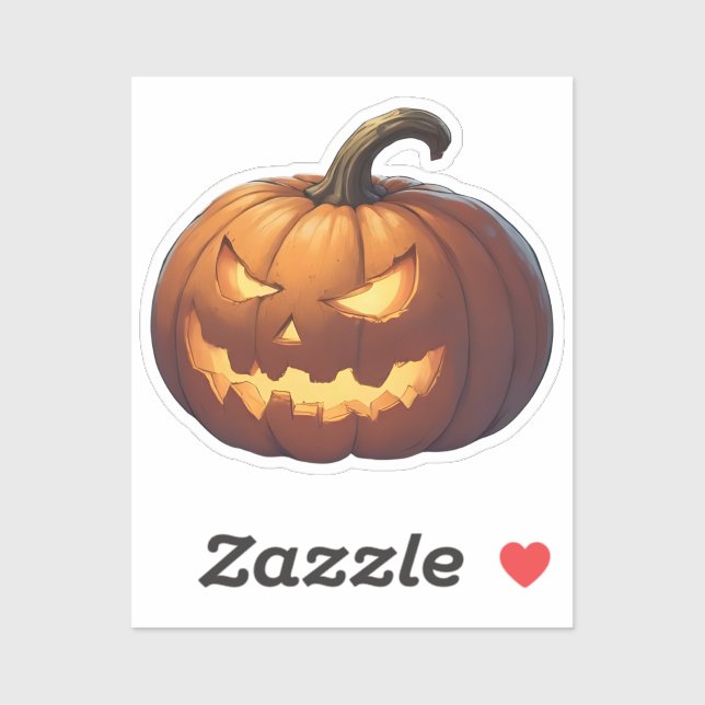 Halloween Pumpkin  Sticker (Sheet)