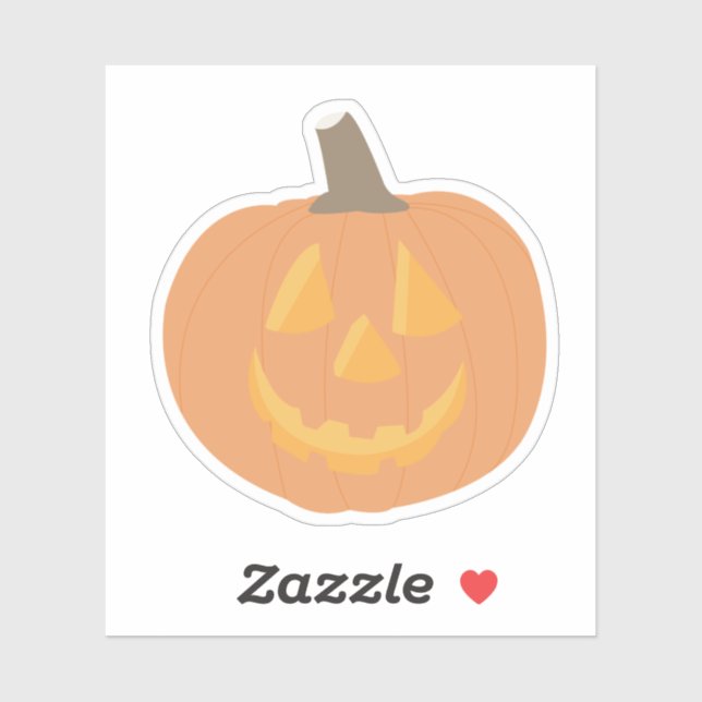Halloween Pumpkin Sticker (Sheet)