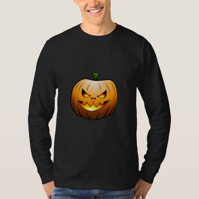 Halloween Pumpkin Sweatshirt T-Shirt (Front)