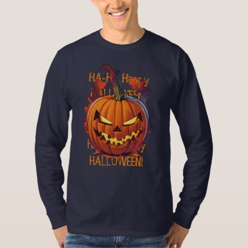 Halloween Pumpkin T_Shirt