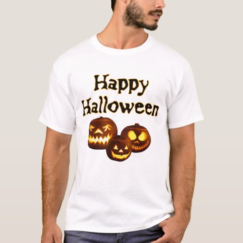 Halloween Pumpkin T shirt holiday funny happy