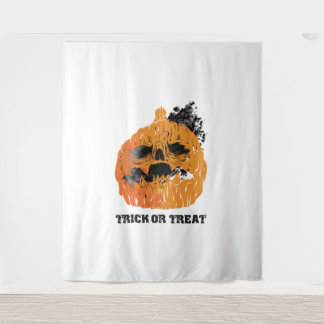 Halloween pumpkin tapestry