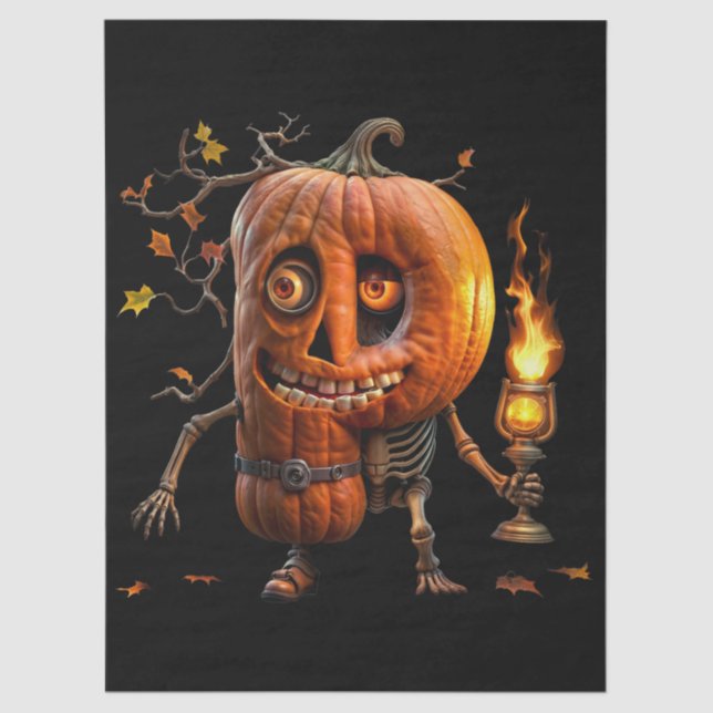 Halloween Pumpkin Tissue Paper (Front)