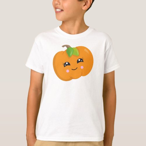 Halloween Pumpkin Trick Or Treat Smiling Pumpkin T_Shirt
