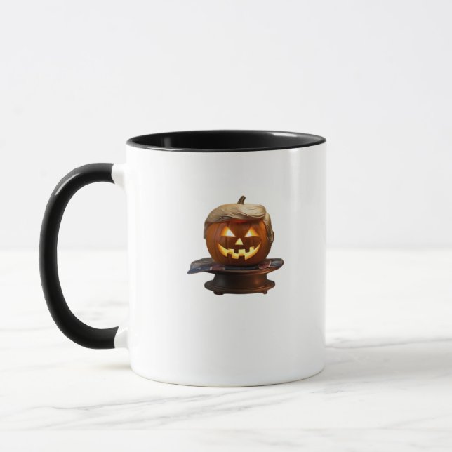 Halloween, Pumpkin Trumpkin, Make Halloween Great  Mug (Left)