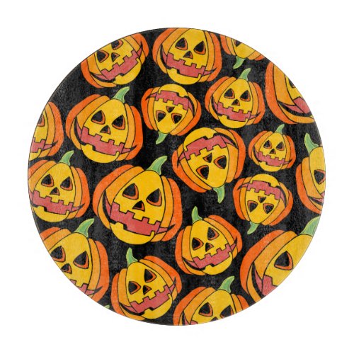 Halloween Pumpkin Vintage Autumn Symbol Cutting Board