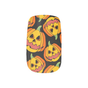 Halloween Pumpkin: Vintage Autumn Symbol Minx Nail Art