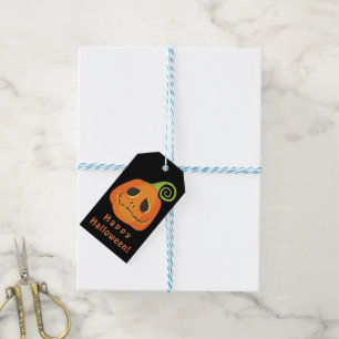 Halloween Pumpkin Whimsical Party Favor Gift Tags
