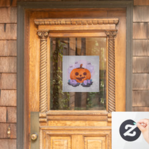 Halloween Pumpkin Window Cling