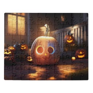 Halloween Pumpkins Acrylic Jigsaw Puzzle