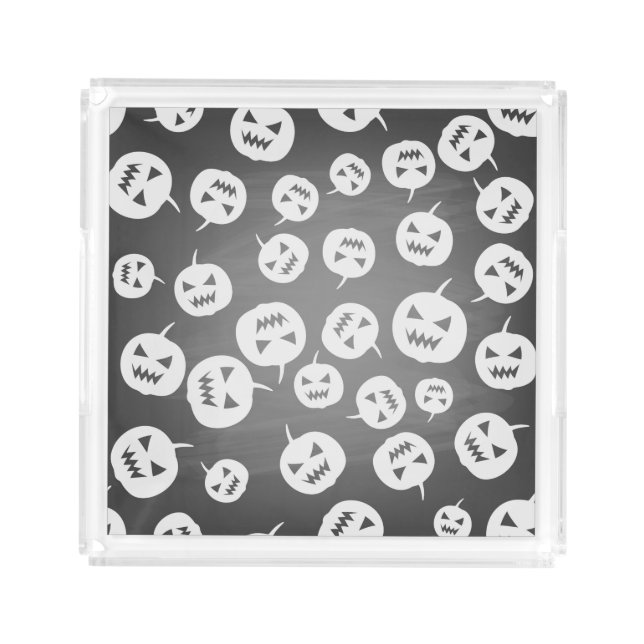 Halloween pumpkins acrylic tray (Front)