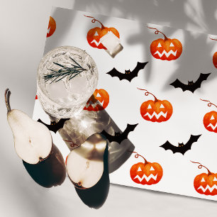 Halloween Pumpkins and Bats, Trick or Treat, Boo Placemat