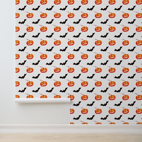 Halloween Pumpkins and Bats, Trick or Treat, Boo Wallpaper