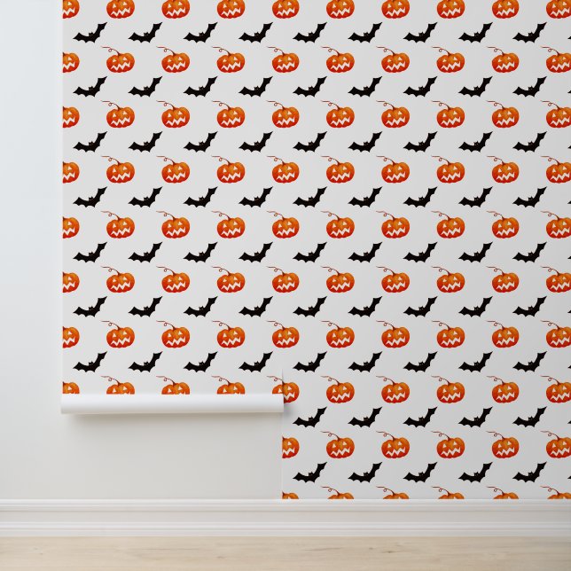 Halloween Pumpkins and Bats, Trick or Treat, Boo Wallpaper (Application)