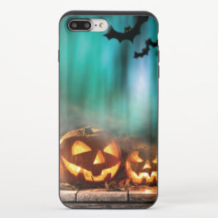 Halloween pumpkins and bats   iPhone 8/7 plus slider case