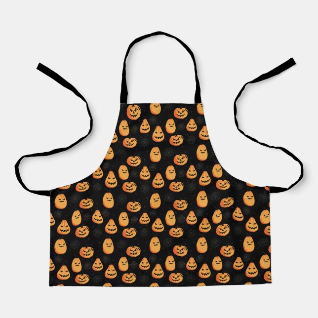 Halloween Pumpkins Apron (Front)