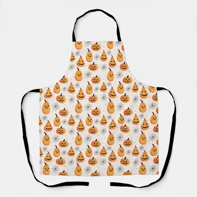 Halloween Pumpkins Apron (Front)