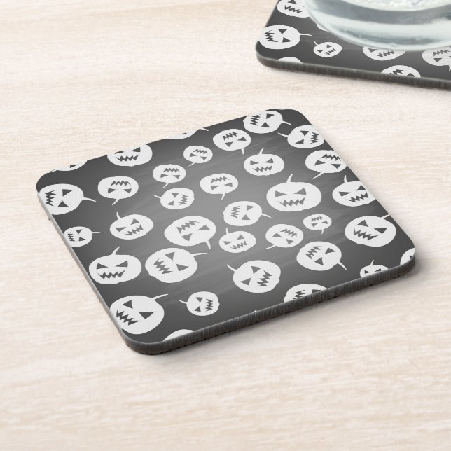 Halloween pumpkins beverage coaster (Left Side)