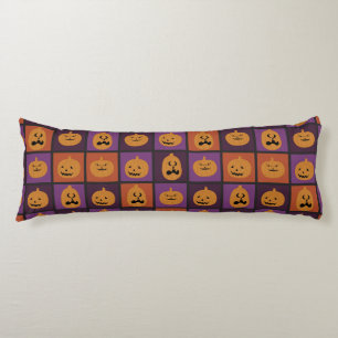 Halloween pumpkins body pillow