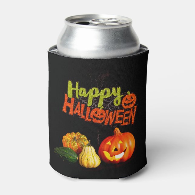 Halloween Pumpkins Can Cooler (Can Front)