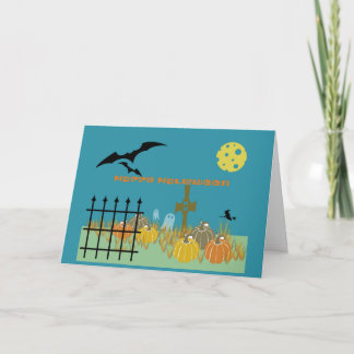 Halloween Pumpkins Card