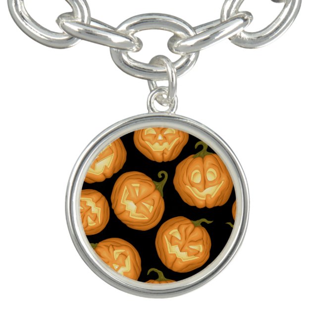 Halloween pumpkins charm bracelet (Design)