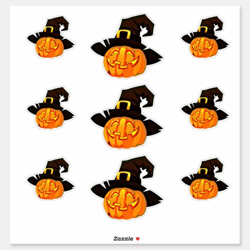 Halloween Pumpkins Day of the dead party Sticker
