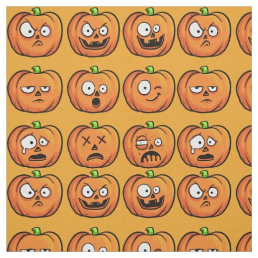 Halloween Pumpkins fabric
