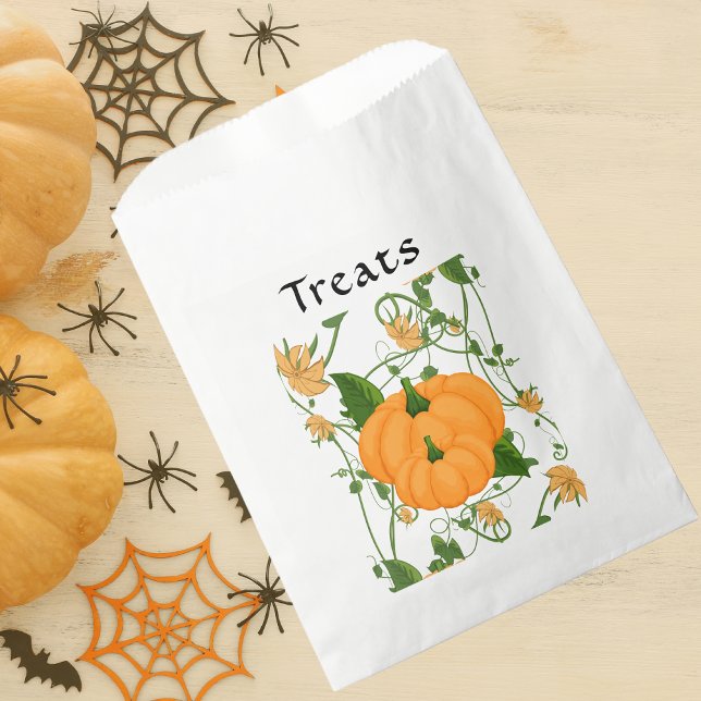 Halloween Pumpkins Fall Holiday Thanksgiving  Favor Bag (Creator Uploaded)