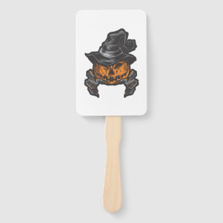 Halloween Pumpkins Hand Fan