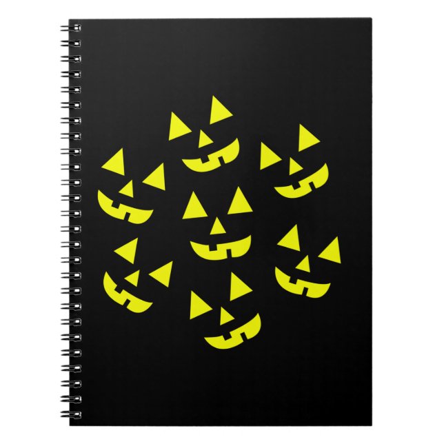 Halloween Pumpkins Jack O' Lantern Notebook (Front)