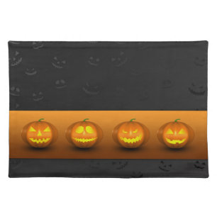 Halloween Pumpkins Jack-o-Lantern Placemat