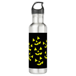 Halloween Pumpkins Jack O' Lantern Stainless Steel Water Bottle