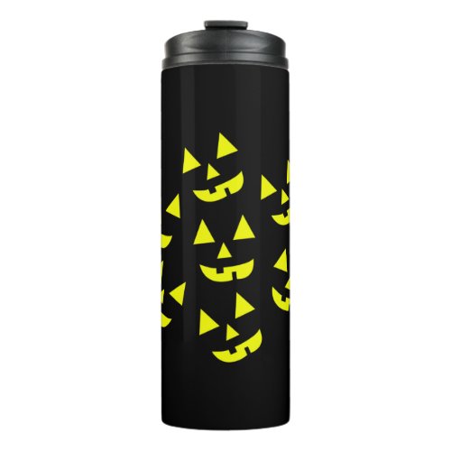 Halloween Pumpkins Jack O Lantern Thermal Tumbler