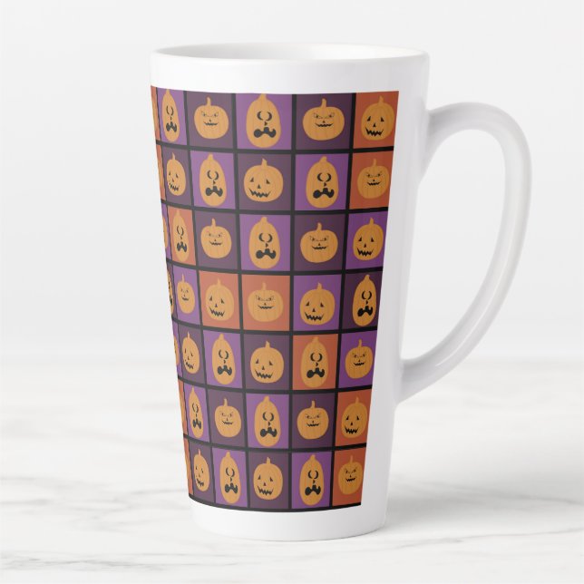 Halloween pumpkins latte mug (Right)