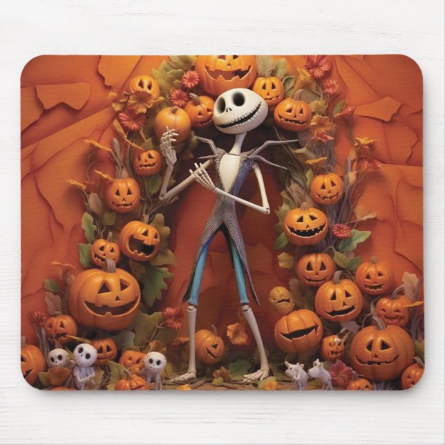 Halloween Pumpkins Mouse Pad (Front)