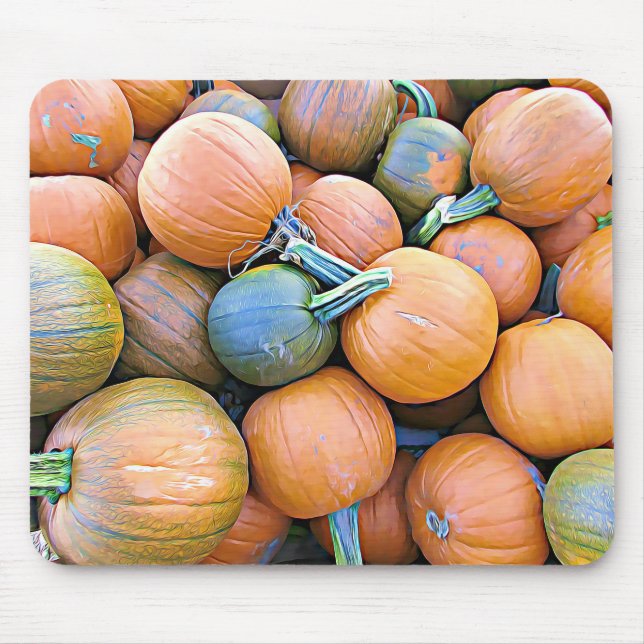 Halloween Pumpkins Mouse Pad (Front)