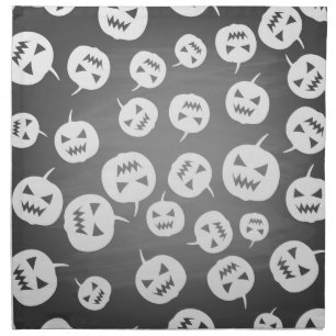 Halloween pumpkins napkin